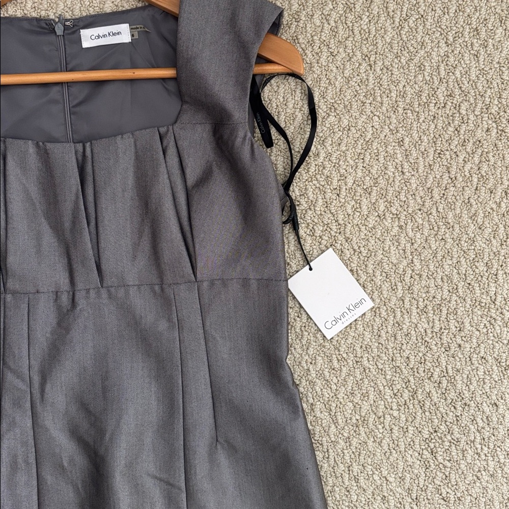 Calvin Klein Charcoal Midi Dress - Picture 4 of 4